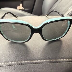 Tiffany & Co. Black and Mint Sunglasses